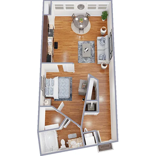 Floor plan DeKooning