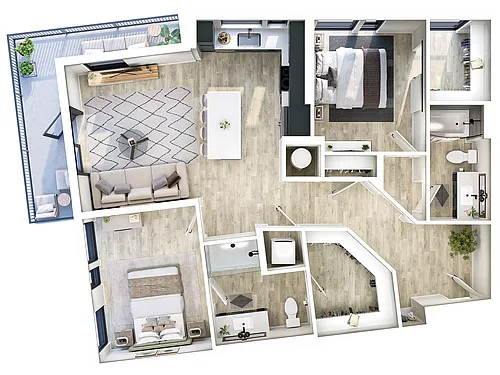 Floor plan B7