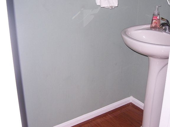 Main level powder room