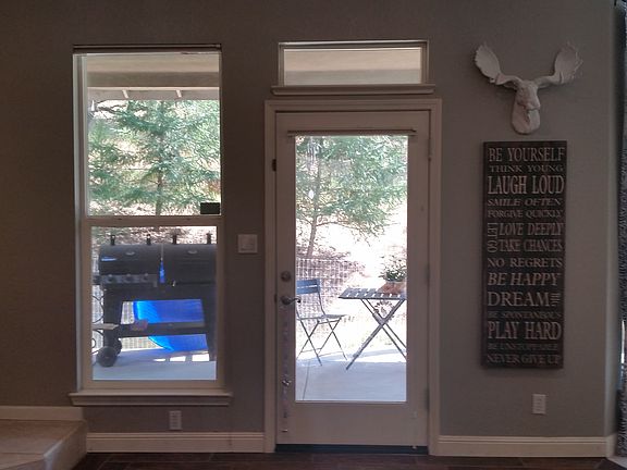 One of three french doors