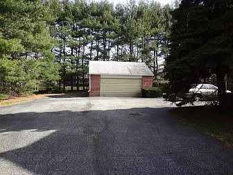 2 car garage with parking