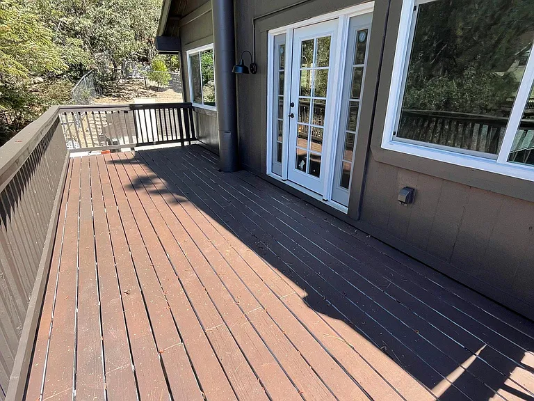Keyed entry into the house.