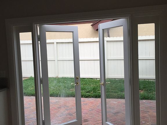 Patio View from Kitchen