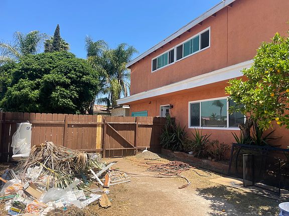 Front Yard with a fruit tree