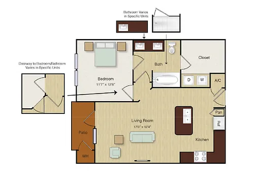 Floor plan A8 - A8