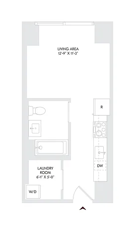 Floor plan Studio B