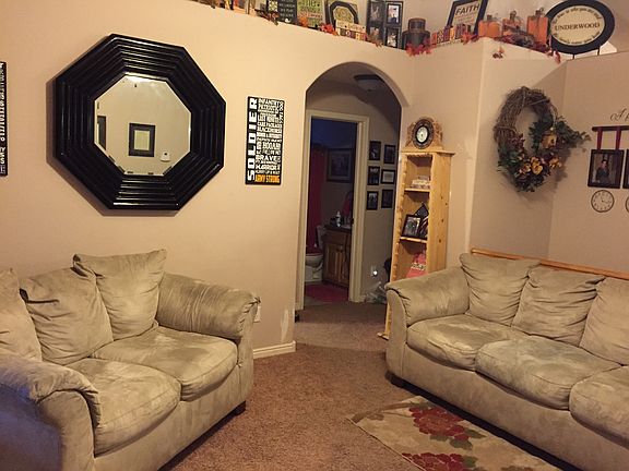 Living room from front door