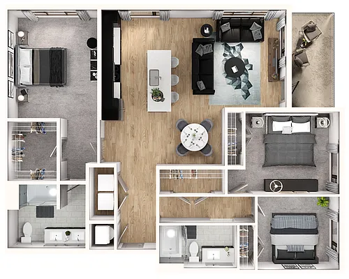 Floor plan C1