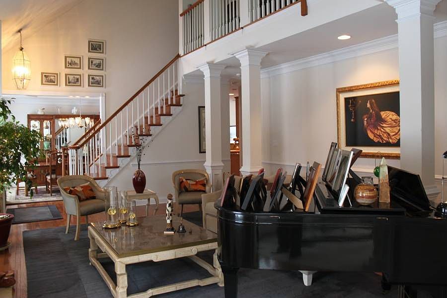 Dramatic 2-Story Living Room