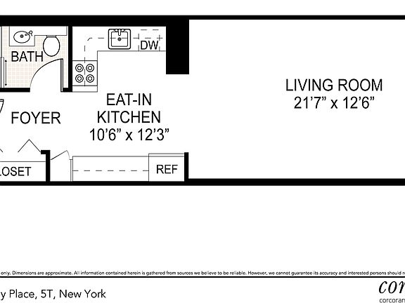 2nd image of 15 Waverly Pl #5T