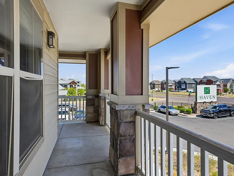 Take in peaceful views from your expansive private patio or balcony.
