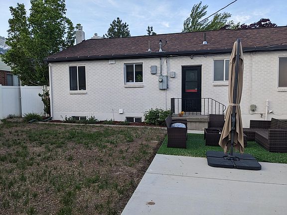 Backyard and patio