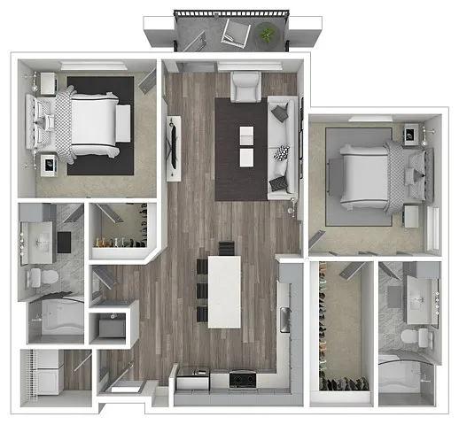 Floor plan B2-The Whispering