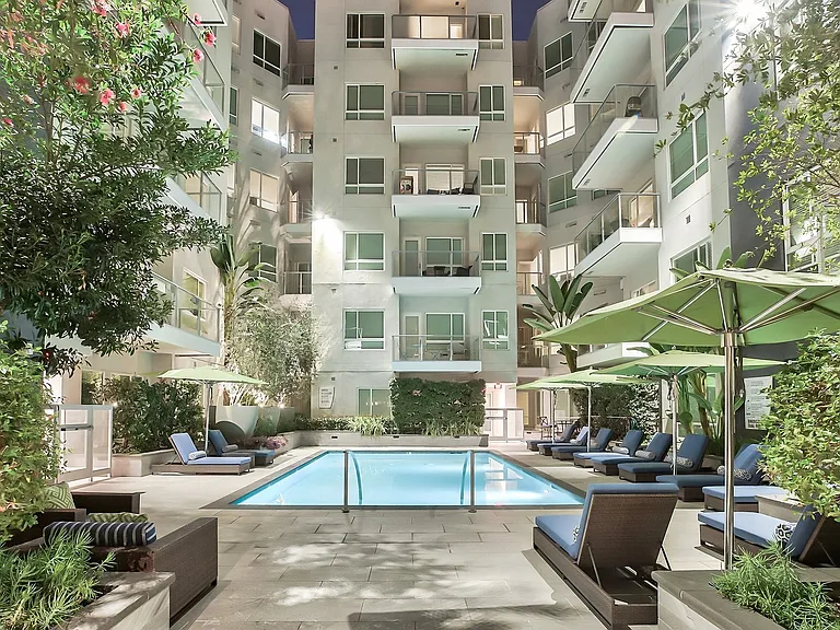 Our outdoor pool offers a quiet retreat from the city