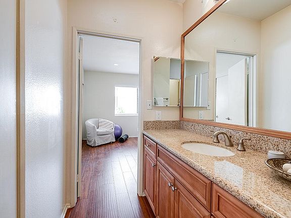 Single sink in upstairs 2nd bedroom