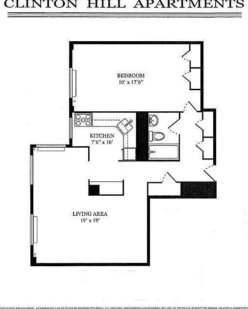 1st image of 361 Clinton Ave APT 2A