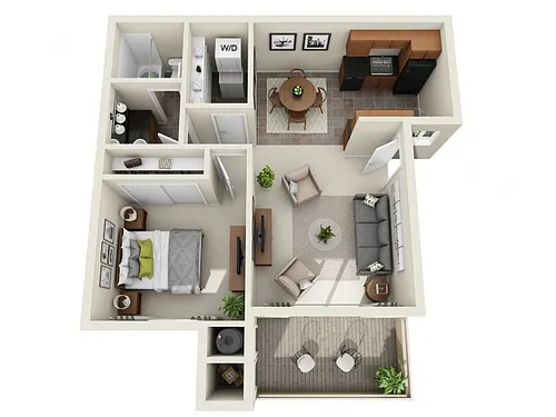 Floor plan 1B