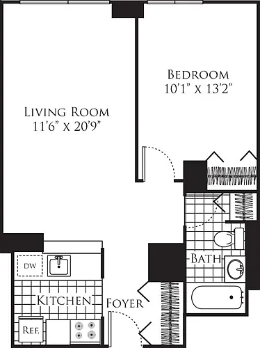 Building Photo - 305 W 50th St #22K