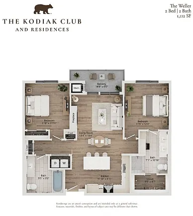 Floor plan The Weller