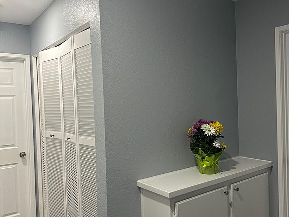 The distance from both rooms