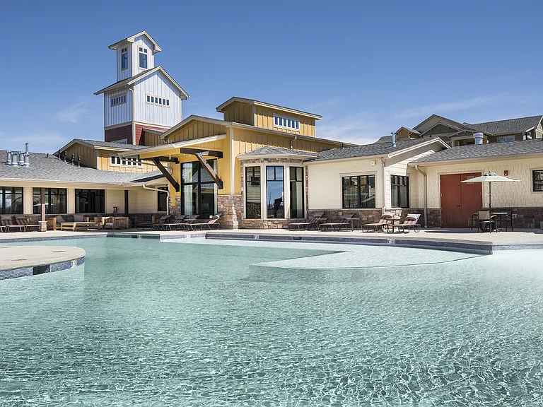 Resort-Inspired Pool with Sundeck and Spa