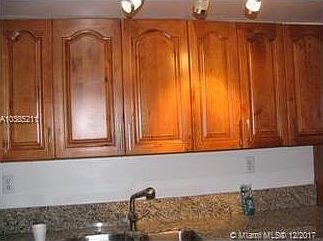 Kitchen with granite counters