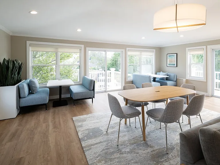 Resident lounge with co-working space