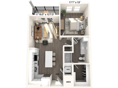 Floor plan A2-731sf-277-577