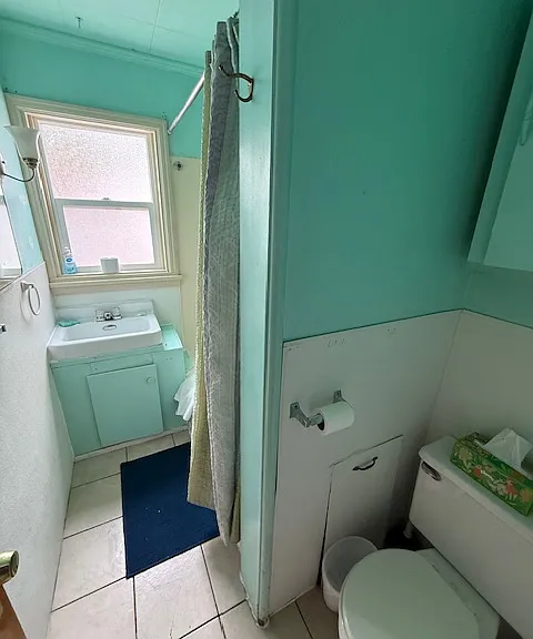 Bathroom with full bath and shower