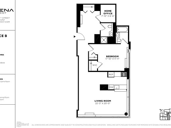 2nd image of 601 W 57th St APT 4B