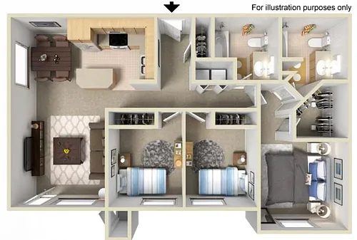 Floor plan Plan O