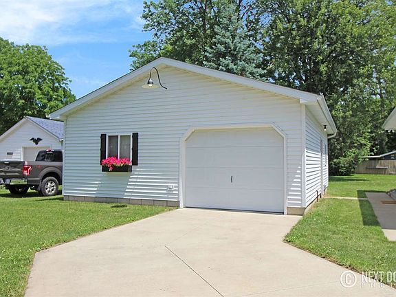 Detached garage with workshop