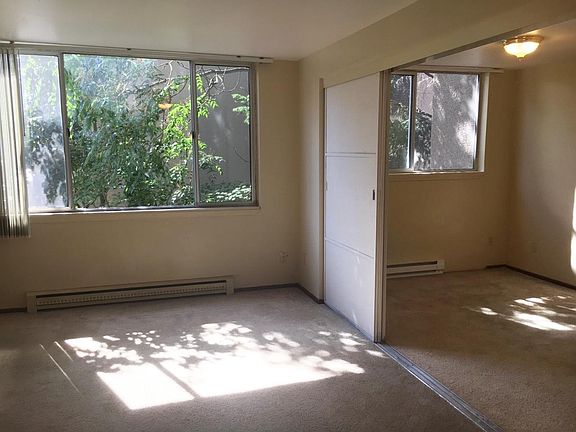 Sliding doors separate living and sleeping areas