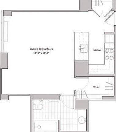 2nd image of 322 W 57th St APT 27E
