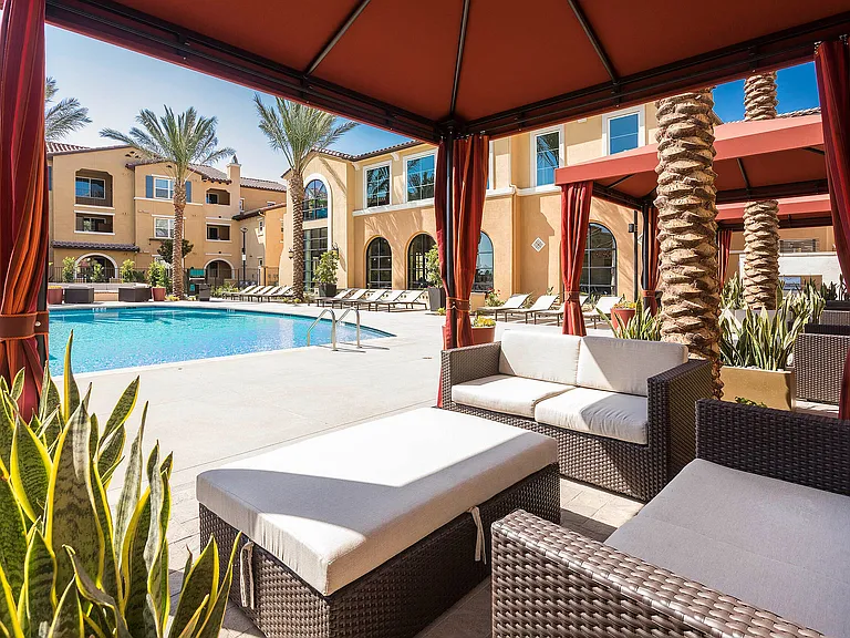 Cabanas with couches