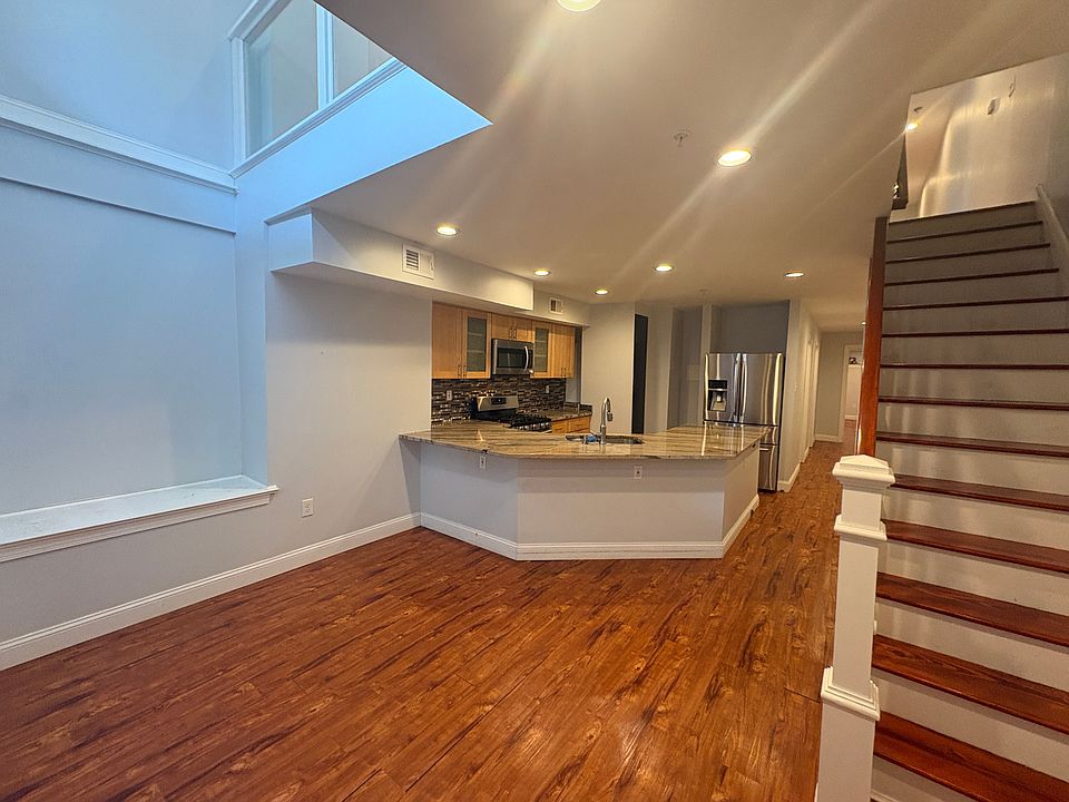 Kitchen with skylight