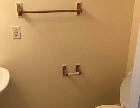 Half Bath on First Floor