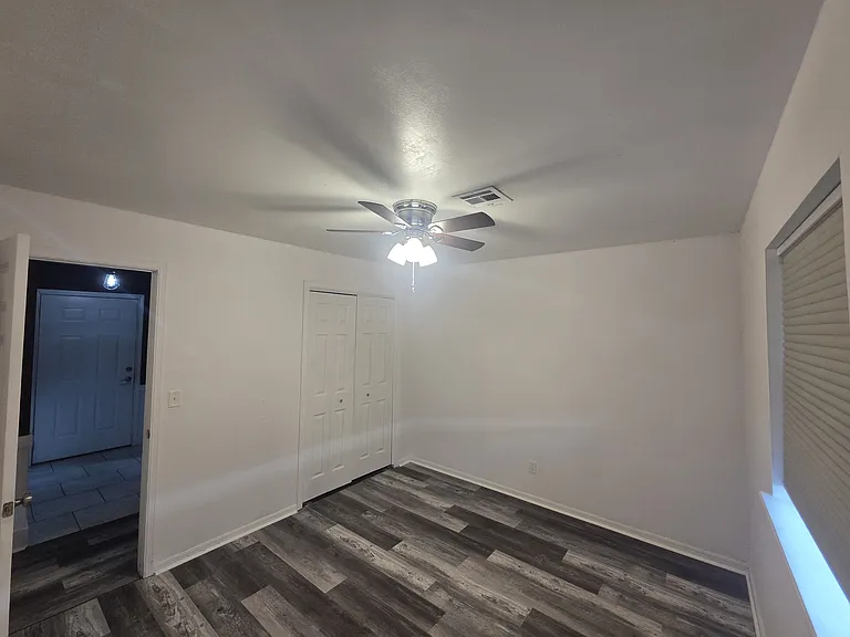 Bedroom 1 attached to half bathroom