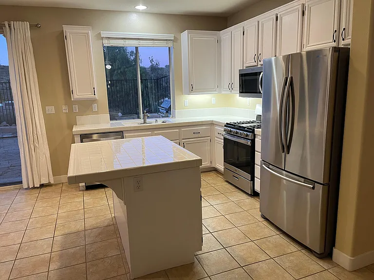 Bright kitchen with under cabinet LED lighting