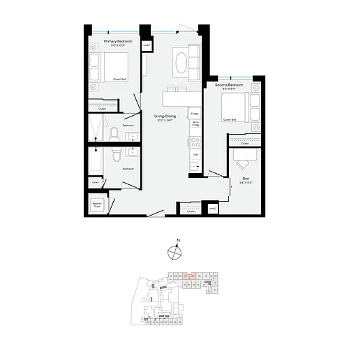 Floor plan W105