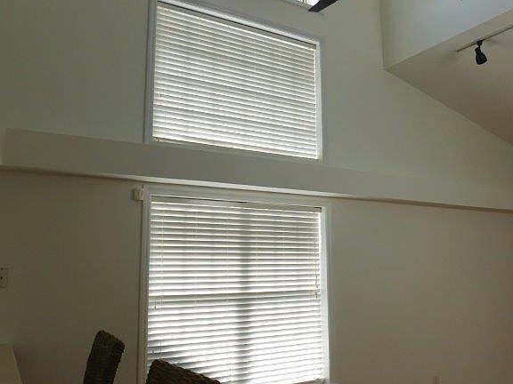 Large beautiful window brings in a ton of light! Bar stools are for your use.