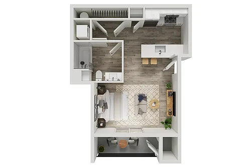 Floor plan Studio