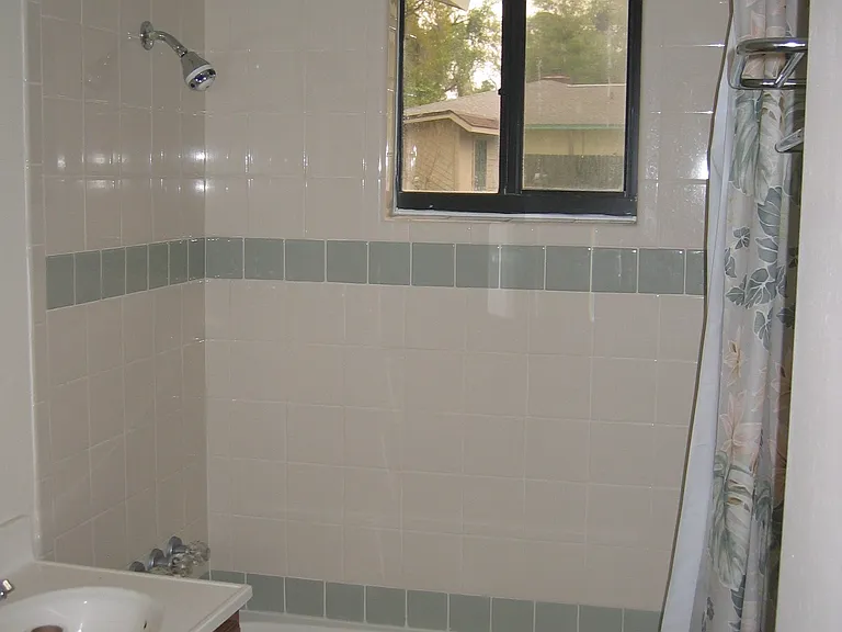 Second bathroom with tub/shower combo