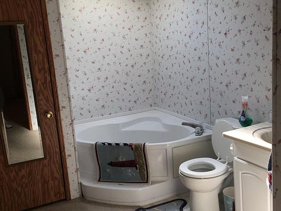 Master bath with garden tub
