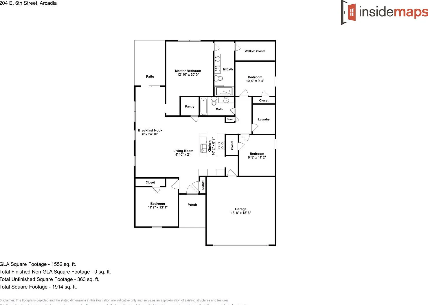 4 Bedroom 2 Bathroom Home In Arcadia — Photo 3