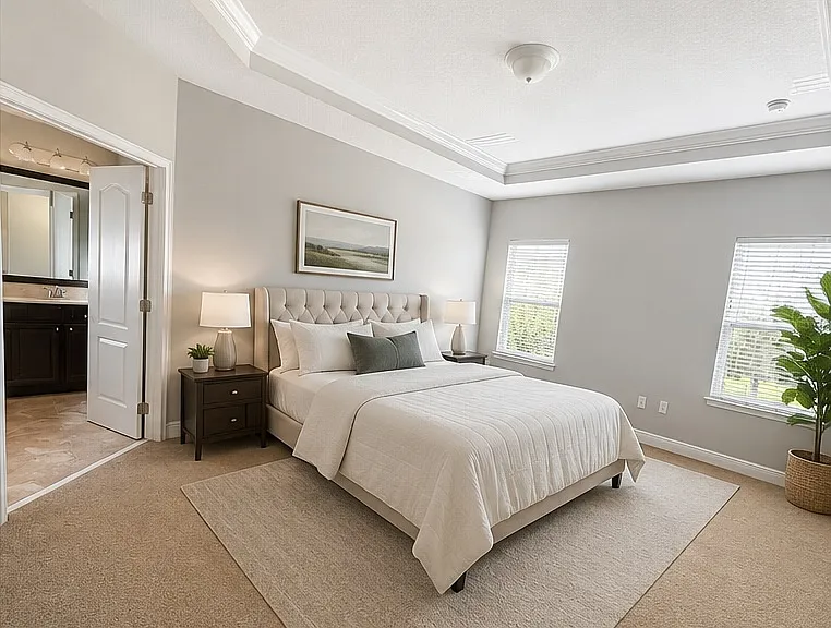 Primary Bedroom (virtually staged)