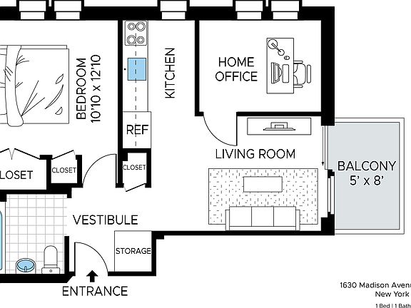 2nd image of 1630 Madison Ave APT 4A
