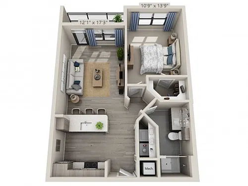 Floor plan A1B