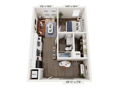 Floor plan A2.1 Jr