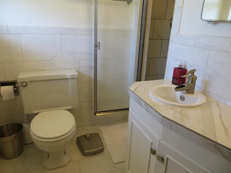 Recently remodeled master bathroom